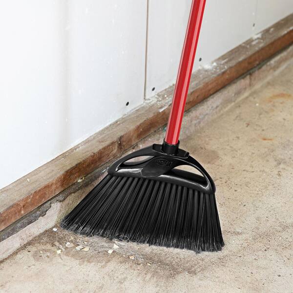 Eyliden Commercial Angle Broom and Dustpan Combo, with Long Handle, Lo