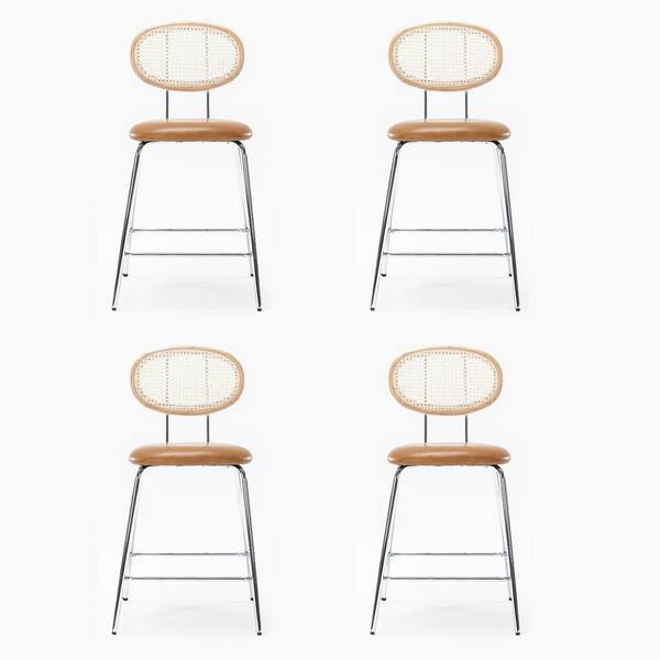 tall rattan bar stools