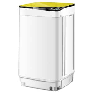 0.8 cu. ft. Traditional Full-Automatic Portable Top Load Washer in Yellow with UV Light-UL Certified