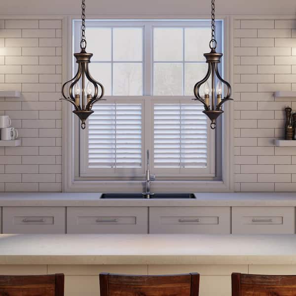 Trinity 2-Light Antique Bronze Pendant