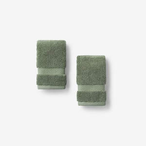 The Company Store Sterling Supima Cotton Solid Loden Green Wash