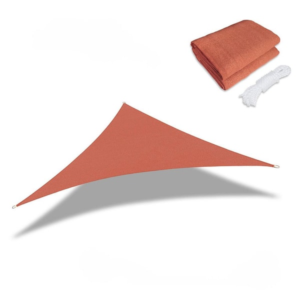 12 ft. x 12 ft. x 12 ft. HDPE Sun Shade Sail, 95% UV Block Canopy