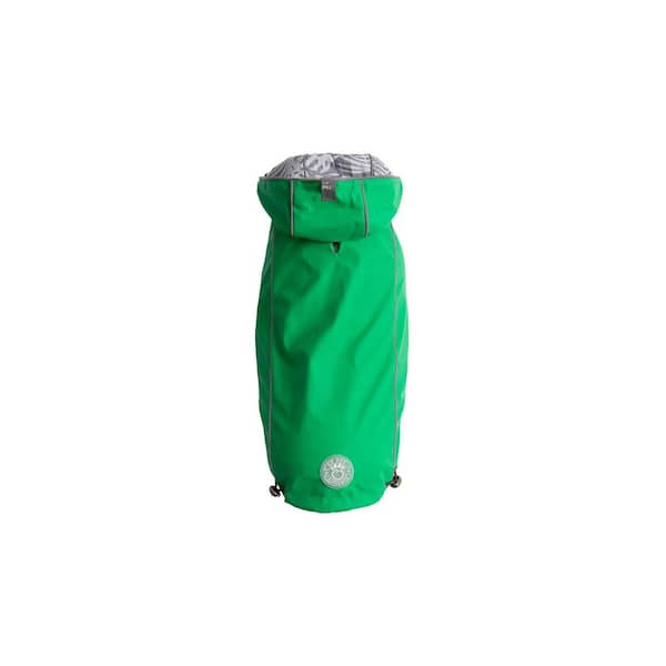 GF PET 2X-Small Green Reversible Elasto-Fit Raincoat for Dogs