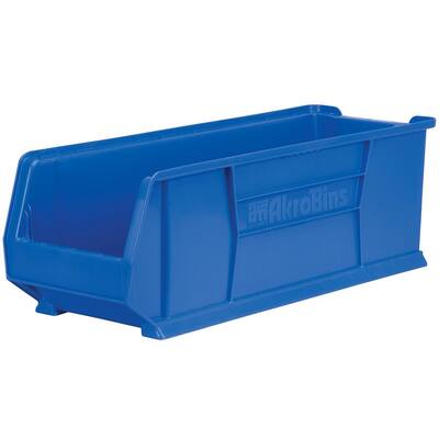 Akro-Mils Attached Lid Containers: 65 lb. Capacity:Boxes:Bins