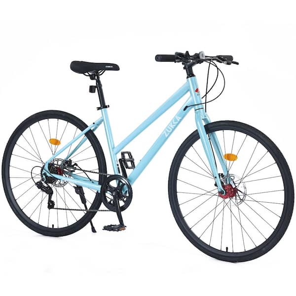 Flynama 700C 7-Speed Hybrid Road Bike, Disc Brake Urban Commuter