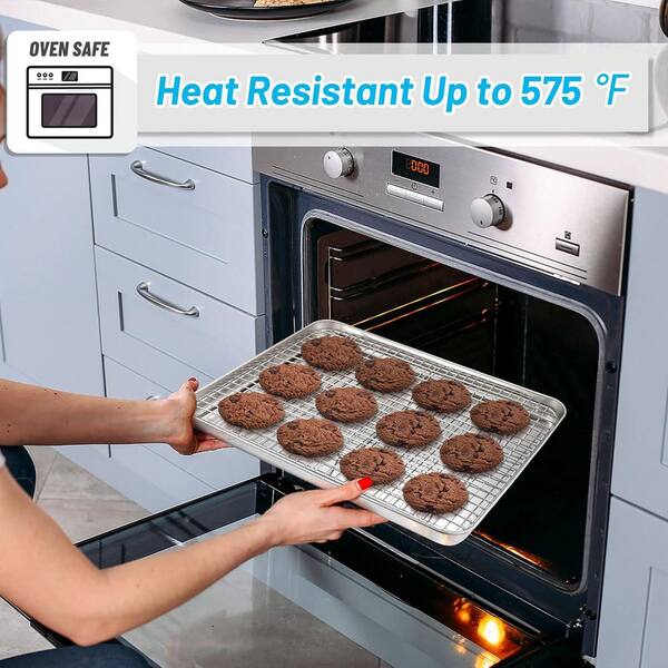 Baking Pan How To Clean Baked On Grease From Toaster Oven Cooking - Main Image