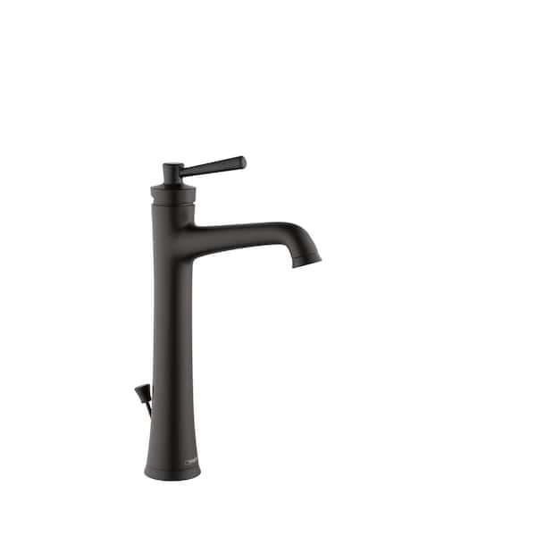 Hansgrohe Joleena Single Handle Single Hole Bathroom Faucet in Matte Black