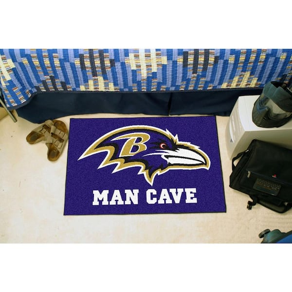 FANMATS NFL Baltimore Ravens Purple 2 ft. x 2 ft. Round Area Rug 17951 -  The Home Depot