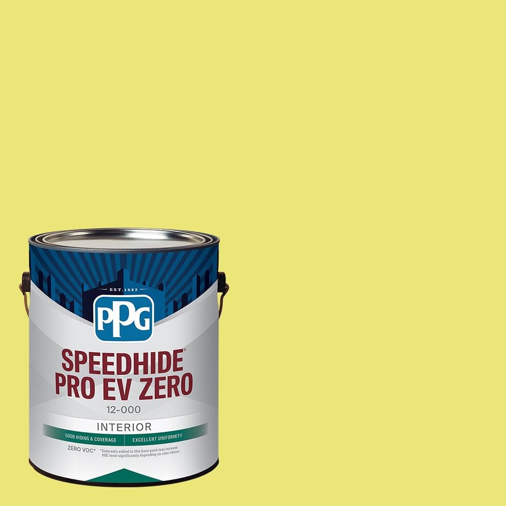 SPEEDHIDE Pro EV Zero 1 gal. PPG1216-5 Fresh Lemonade Semi-Gloss Interior Paint