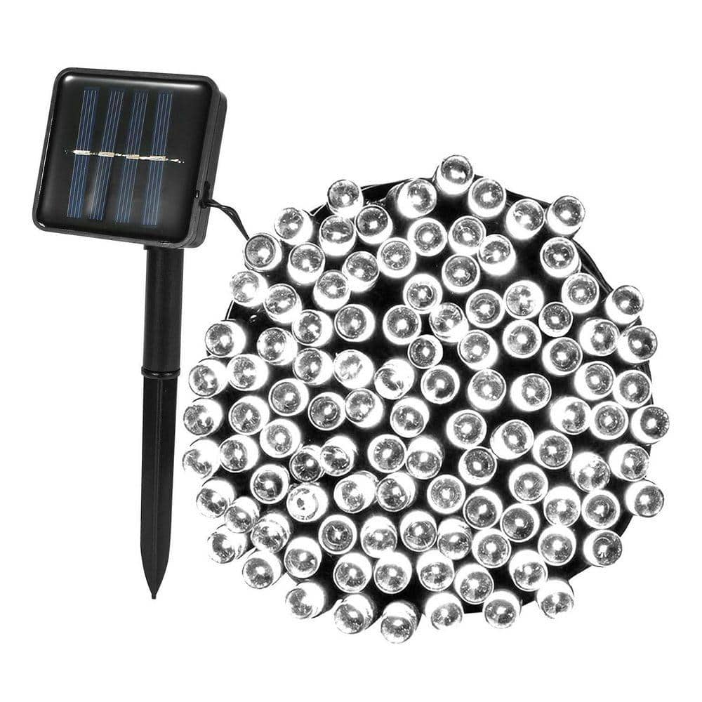 Sunocity Solar String Lights LED Solar Power Fairy String Light 39 ft. 100 LEDs 8 Lighting Mode Multicolor Waterproof Lights