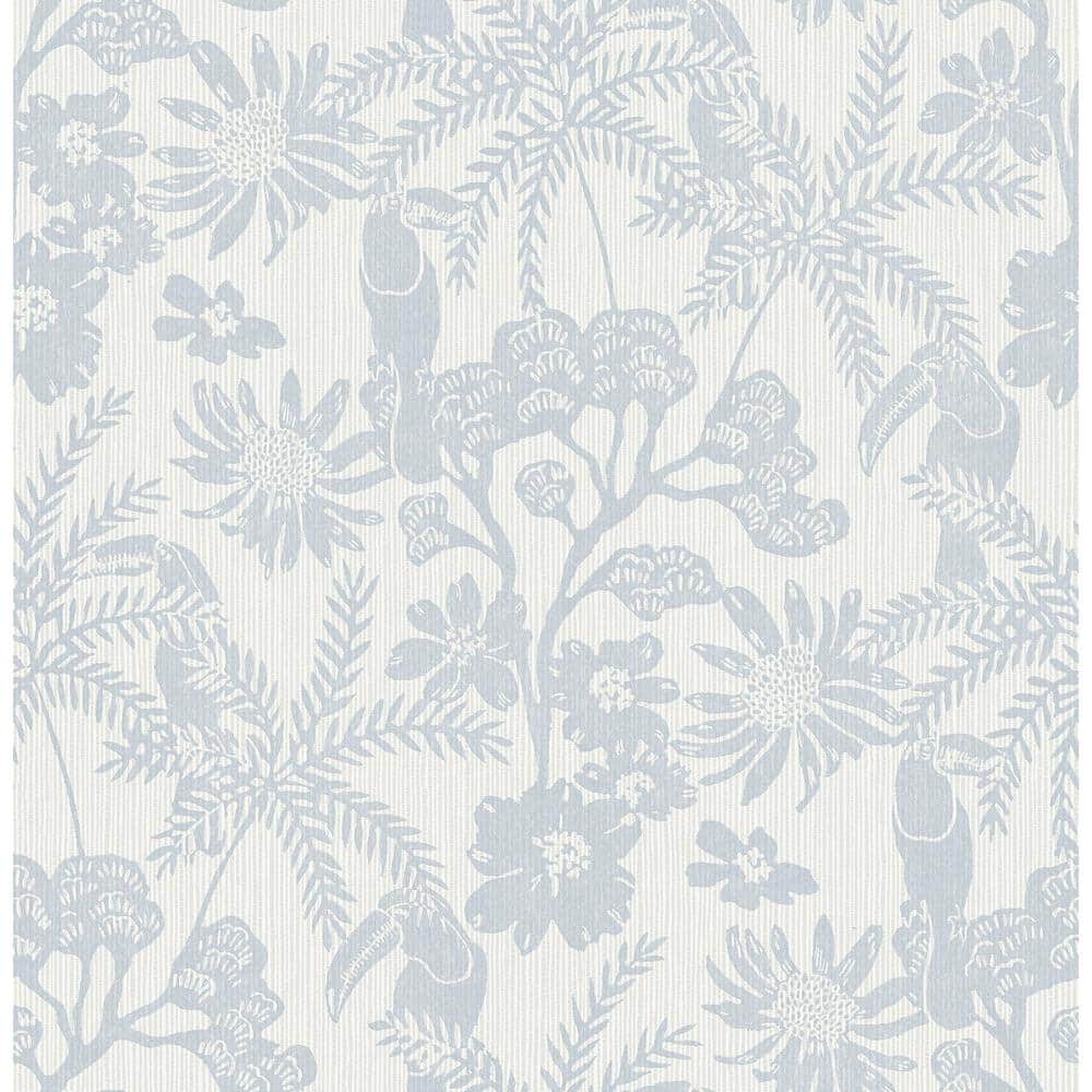 Jacaranda Light Blue Tropical Trail Wallpaper Sample price history on PriceWatchPro