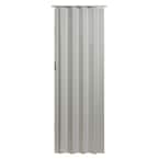 36 in. x 80 in. Oakmont Vinyl White Accordion Door