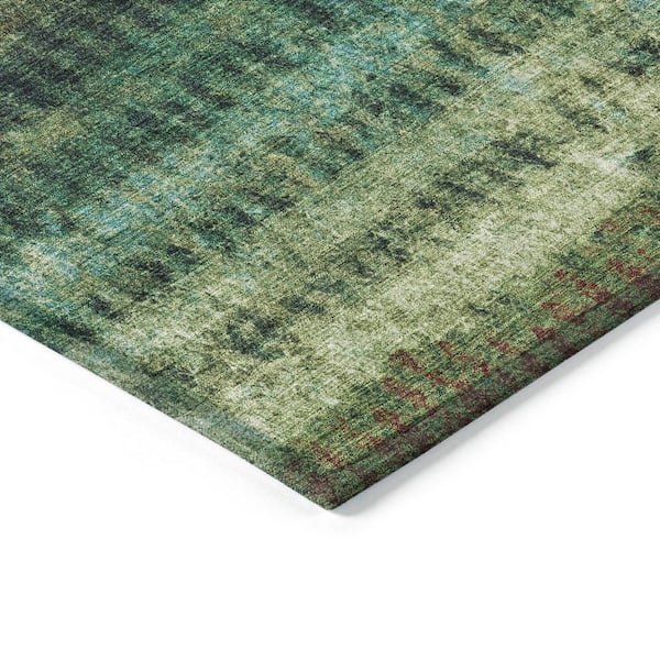 Chantille Machine Washable Indoor/Outdoor Abstract ACN2316 Fern 3 ft. x 4 ft. Area Rug