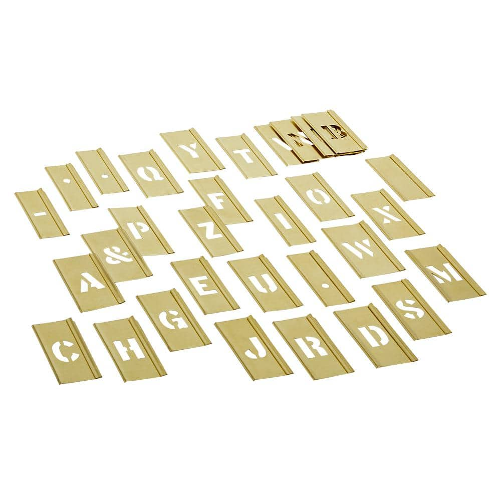 C. H. Hanson 10307 Numeral Stencil Set-3 Number Stencils