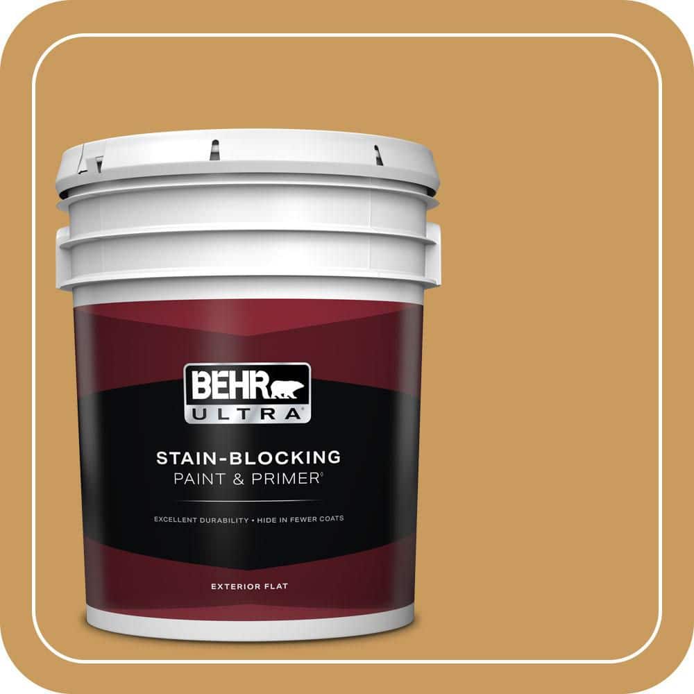 5 gal. #M280-6 Solid Gold Flat Exterior Paint & Primer price history on PriceWatchPro