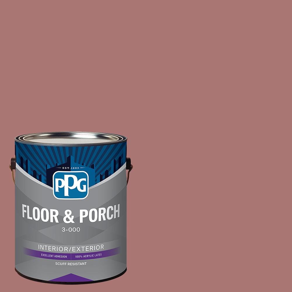 PPG 1 gal. PPG10555 Cinnamon Diamonds Satin Interior/Exterior Floor