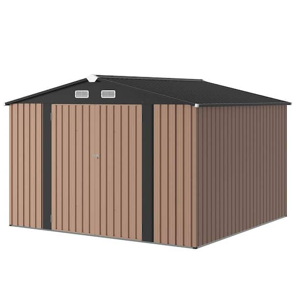 10 ft. x 10 ft. Storage Metal Shed (100 sq. ft.)