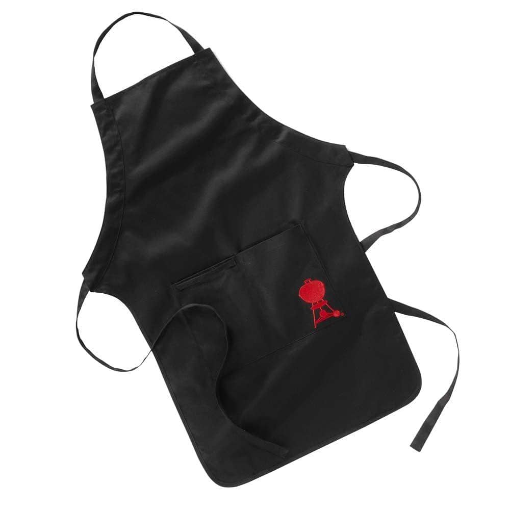 weber キャップ•エプロン　セット Weber Black BBQ Apron 6474 - The Home Depot