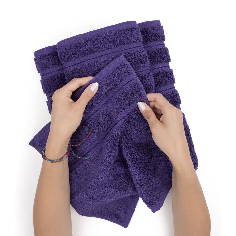 Oversized Purple Turkish Cotton Jumbo Bath Sheet