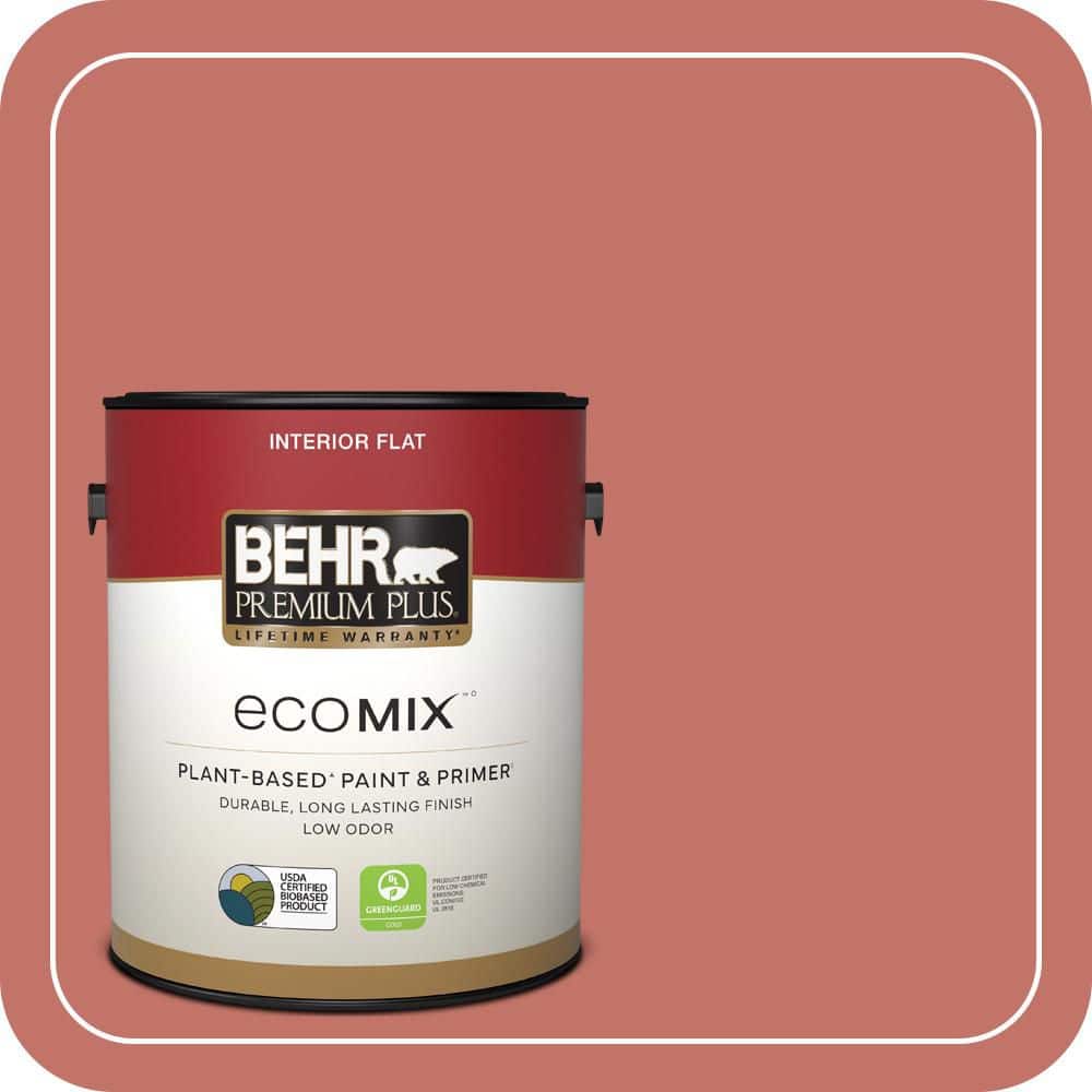 1 gal. #PPU1-05A Red Coral Flat EcoMix Plant-Based Interior Paint & Primer price history on PriceWatchPro