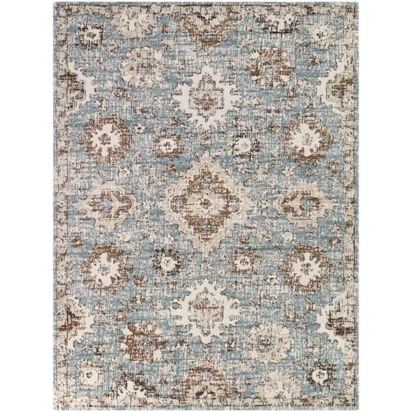 Annan Blue 7 ft. 10 in. x 10 ft. Oriental Area Rug