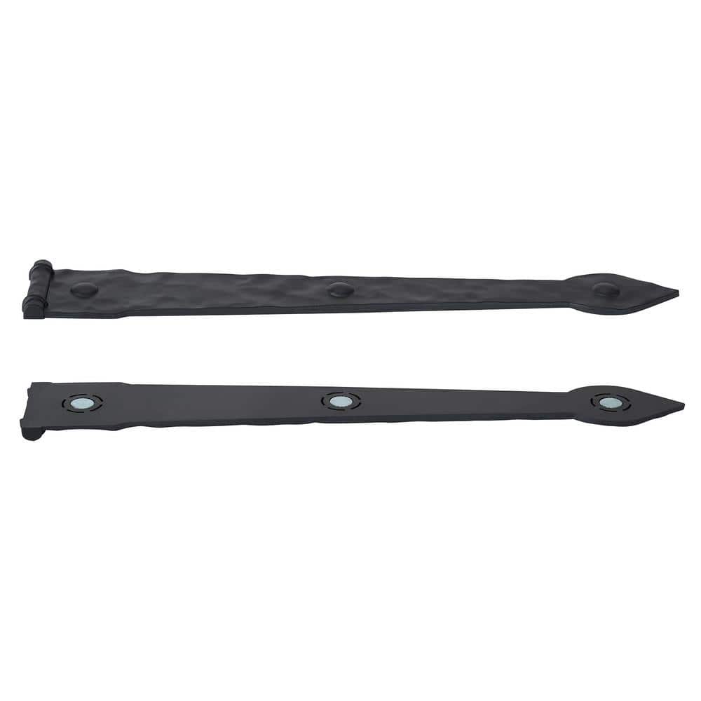 Black Magnetic Carriage House Garage Door Accents Set