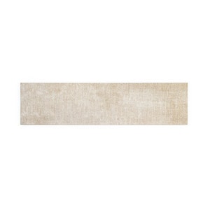 Take Home Tile Sample - Cambric Beige 4 in. x 6 in. Textured Subway Ceramic