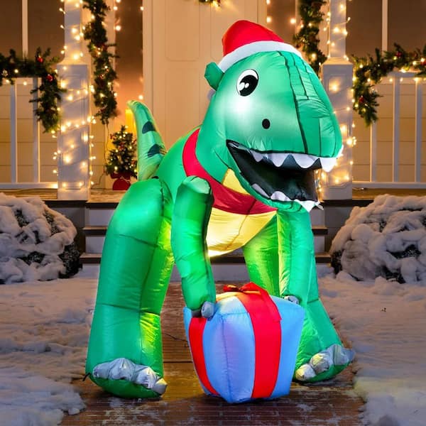 Dinosaur Inflatable Christmas Decorations: A Fun and Unique Holiday Addition