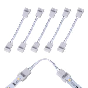 SureLock White LED Tape Light Corner Connector Cord (6-Pack)