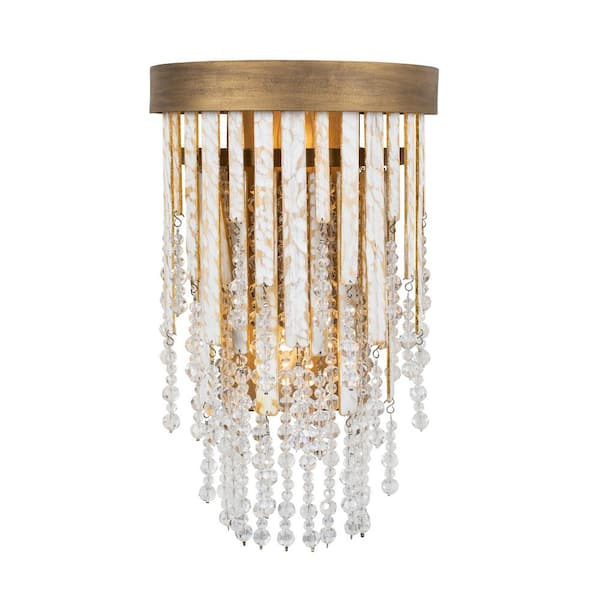 Varaluz Lafayette 2-Light Gold Wall Sconce