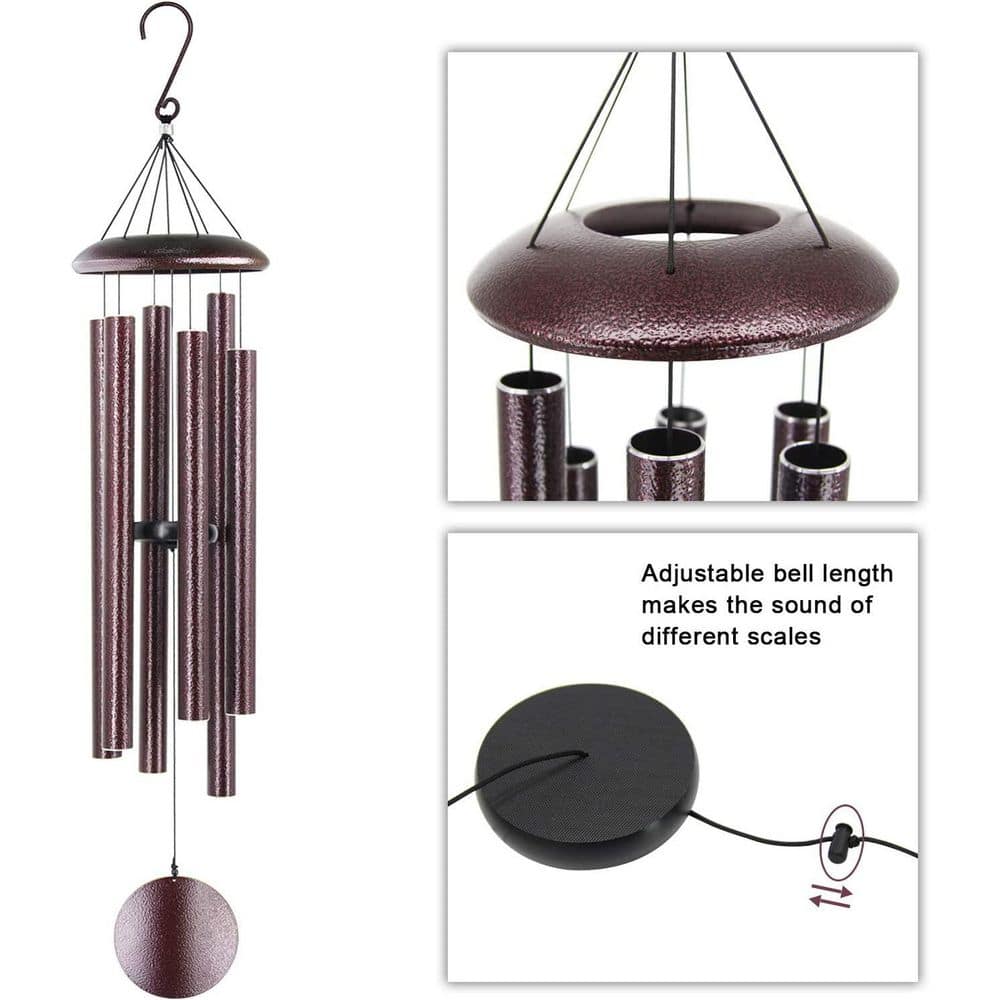 45" Bronze Aluminum Waterproof Memorial Wind Chimes