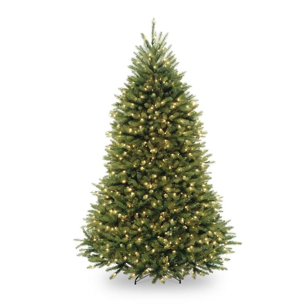 Home Accents Holiday 7.5 Ft. Pre-Lit Dunhill Fir Hinged Artificial Christmas Tree With Clear Lights Duh-75Lo