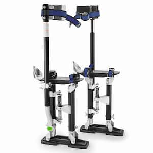 15 in. to 23 in. Adjustable Height Black Drywall Stilts