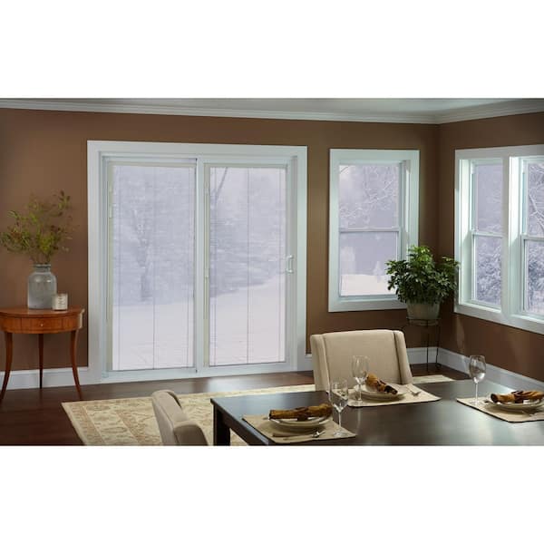 American Craftsman 72 in. x 80 in. 50 Series White Sliding HVHZ
