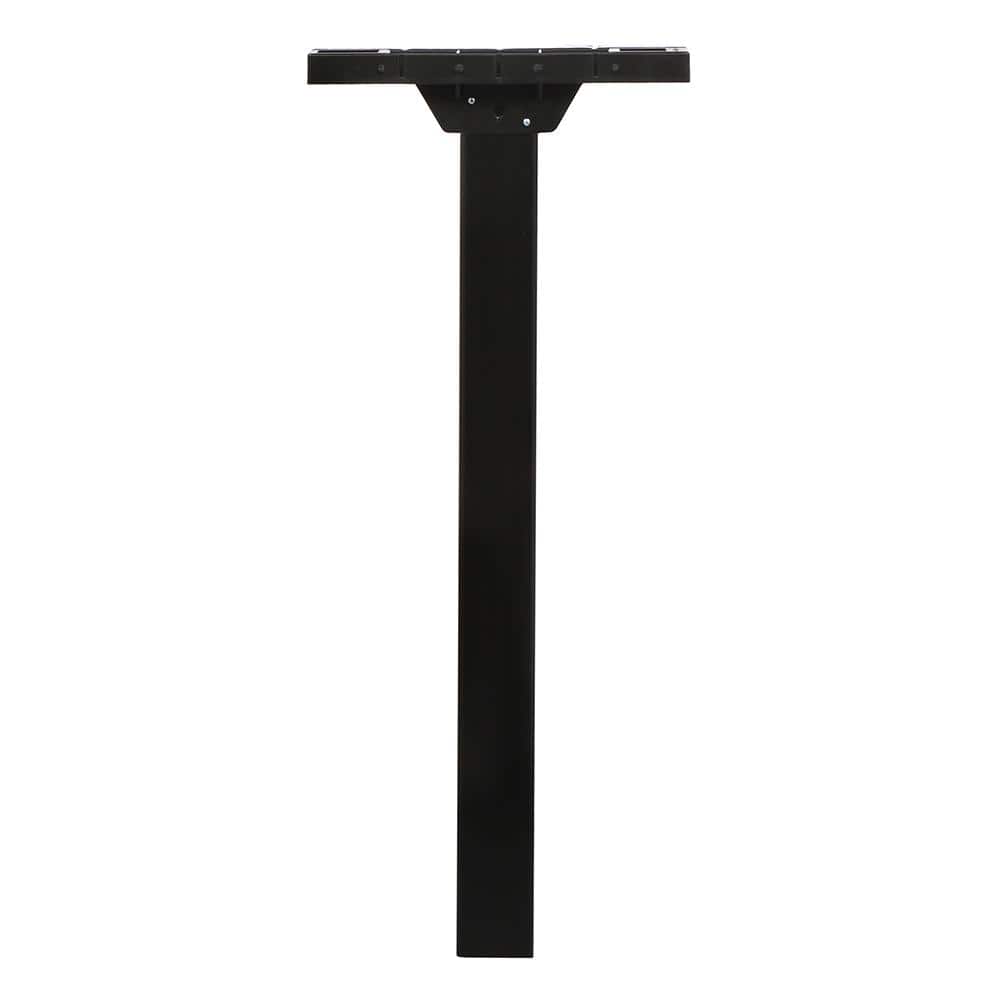 Patriot Black Powder Coated Polymer Mailbox Post