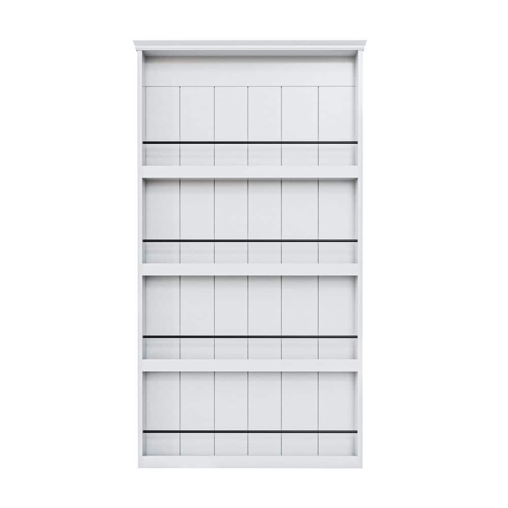 36 in. x 84 in. White Primed Composite MDF Shelves Sliding Barn Door with Hardware Kit and Soft Close price history on PriceWatchPro