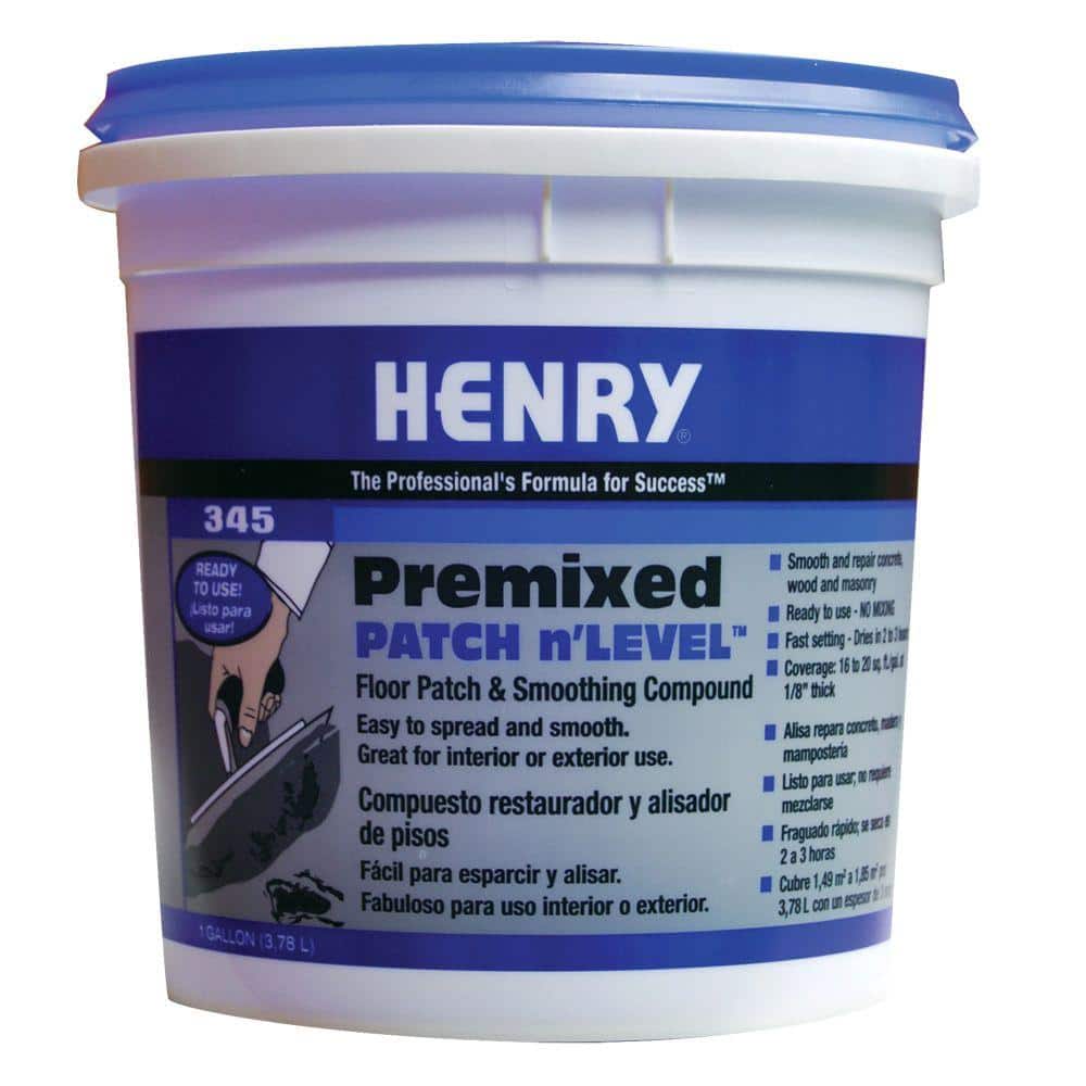 Henry 345 1 Gal. Premixed Patch and Level 12064 - The Home Depot
