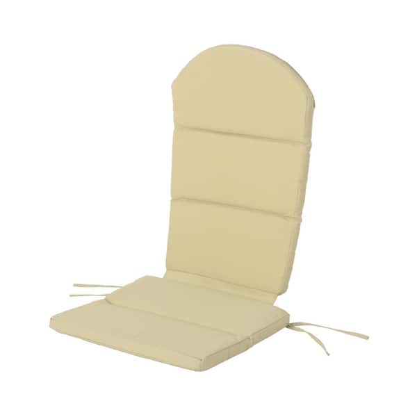 48.25 in. x 22.25 in. Outdoor Patio Chaise Lounge Cushion in Beige (Set of 1)