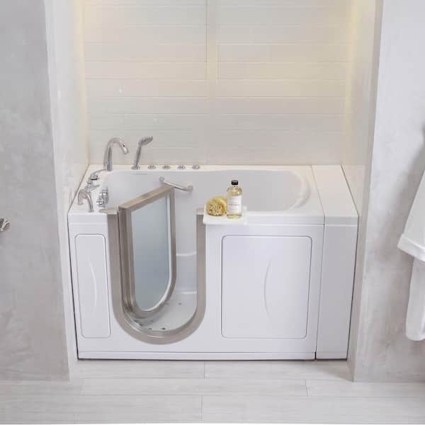 Ella Royal 52 in. Acrylic Walk-In Whirlpool and Air Bath Bathtub