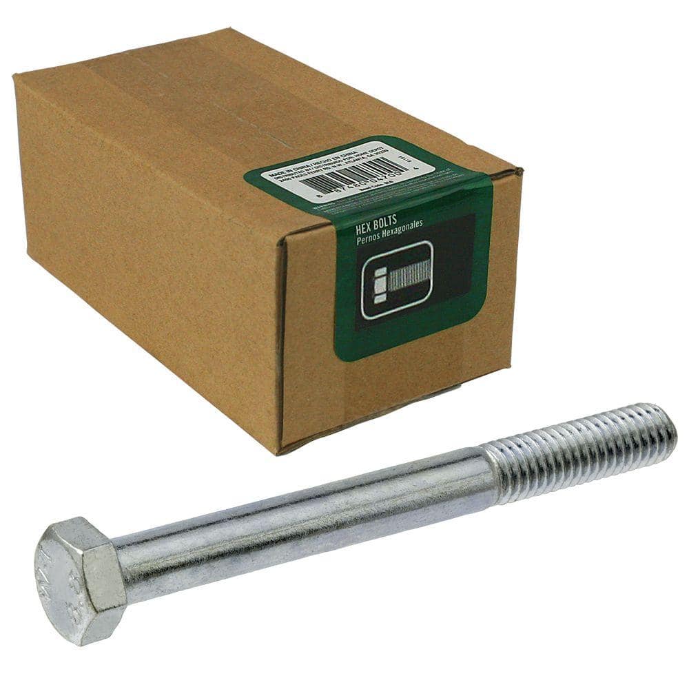 3/8 in.-16 x 5 in. Zinc Plated Hex Bolt (25-Pack) price history on PriceWatchPro