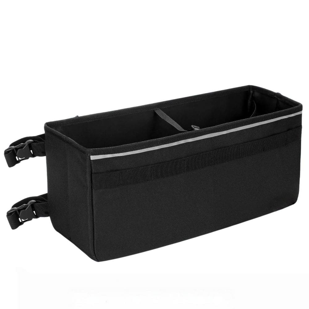 1-Pack Folding Walker Basket Accessory, Large Capacity Anti-Tipping Storage Bag in Black for Elderly Seniors Daily Use price history on PriceWatchPro