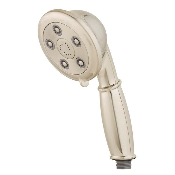 Speakman 3-Spray 4 in. Single Wall Mount Handheld Adjustable Shower Head in Brushed Nickel