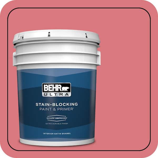 BEHR ULTRA 5 gal. #P160-4 Juicy Details Extra Durable Satin Enamel Interior Paint & Primer