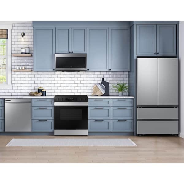 Samsung - Over-the-Range Microwave 2.1 cu. ft. with Wi-Fi in Fingerprint Resistant Stainless Steel