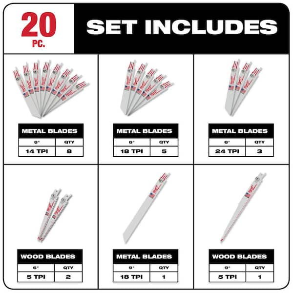 Hole Dozer General Purpose Bi-Metal Hole Saw Set and Wood and Metal Cutting Reciprocating Saw Blade Set (33-Piece) Hole Dozer General Purpose Bi-Metal Hole Saw Set and Wood and Metal Cutting Reciprocating Saw Blade Set (33-Piece)