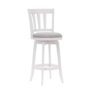 Alaterre Furniture Williston 31 in. Rectangle White Backless Wood