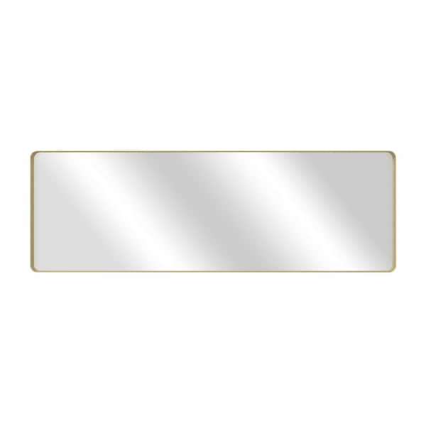 CASAINC 65 in. W x 22 in. H Rectangular Framed Wall-Mounted Bathroom Vanity Mirror in Tempered Glass