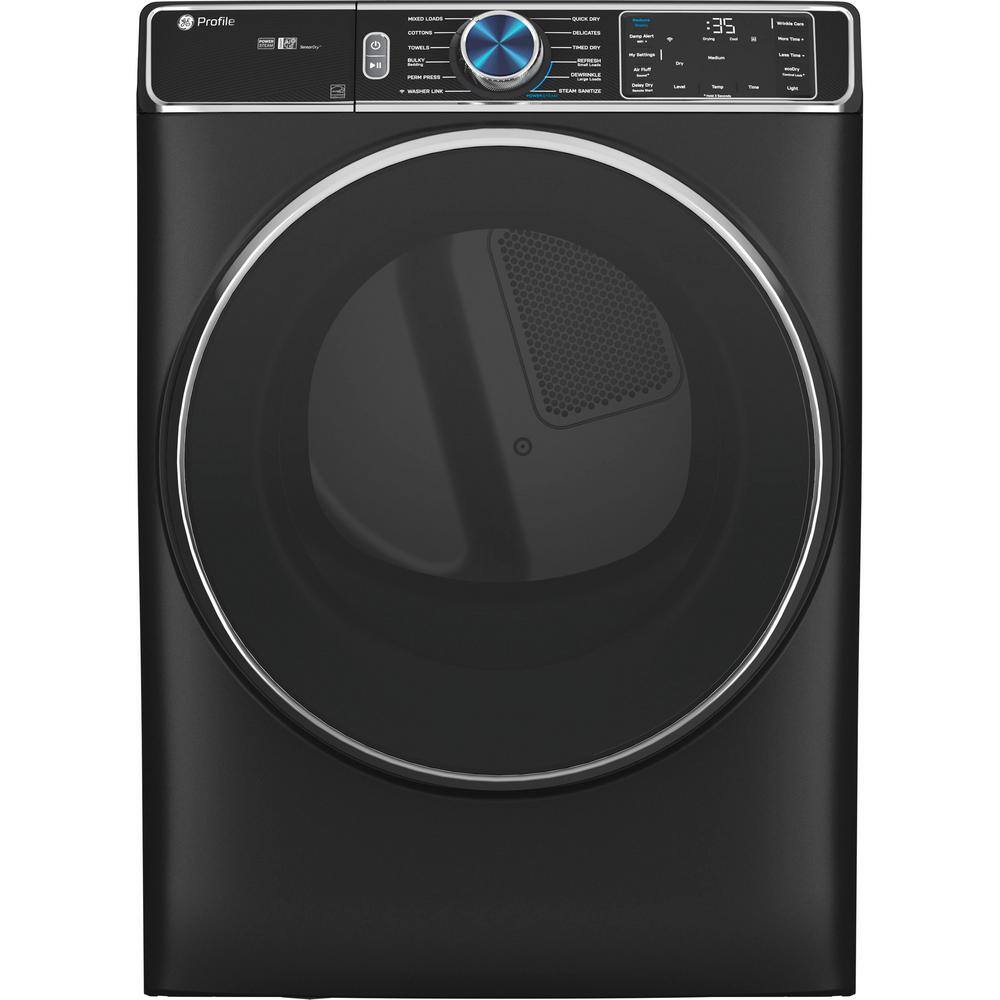 GE Profile Profile 7.8 cu. ft. Smart Electric Dryer with Steam and Sanitize Cycle in Carbon Graphite, ENERGY STAR