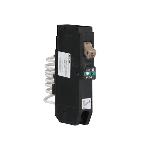 Eaton 15 Amp 120-Volt/240-Volt Single Pole AFCI Pigtail Circuit
