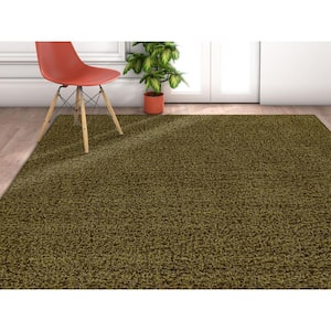 Tacoma Enchanting Modern Solid Pistachio 5 ft. x 7 ft. Area Rug